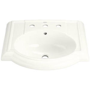 K2287-1-0 Devonshire Pedestal Basin Part - White K2287-1-0 Devonshire Pedestal Basin Part - White