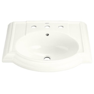 K2287-4-0 Devonshire Pedestal Basin Part - White K2287-4-0 Devonshire Pedestal Basin Part - White