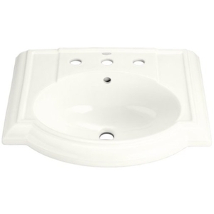 K2287-8-0 Devonshire Pedestal Basin Part - White K2287-8-0 Devonshire Pedestal Basin Part - White