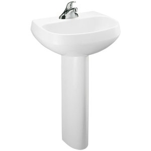 K2293-4-0 Wellworth Pedestal Bathroom Sink - White K2293-4-0 Wellworth Pedestal Bathroom Sink - White