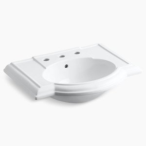 K2295-8-0 Devonshire Pedestal Basin Part - White K2295-8-0 Devonshire Pedestal Basin Part - White
