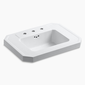 K2323-8-0 Kathryn Pedestal Basin Part - White K2323-8-0 Kathryn Pedestal Basin Part - White