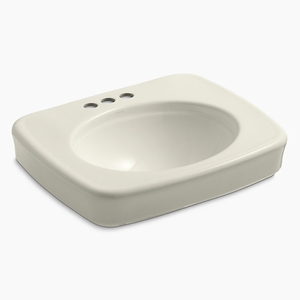K2340-4-96 Bancroft Pedestal Basin Part - Biscuit K2340-4-96 Bancroft Pedestal Basin Part - Biscuit