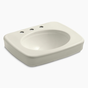 K2340-8-96 Bancroft Pedestal Basin Part - Biscuit K2340-8-96 Bancroft Pedestal Basin Part - Biscuit