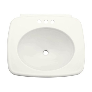K2340-8-0 Bancroft Pedestal Basin Part - White K2340-8-0 Bancroft Pedestal Basin Part - White