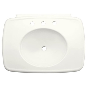 K2348-8-0 Bancroft Pedestal Basin Part - White K2348-8-0 Bancroft Pedestal Basin Part - White