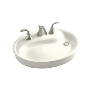 K2353-4-96 Yin Yang Vessel Style Bathroom Sink - Biscuit K2353-4-96 Yin Yang Vessel Style Bathroom Sink - Biscuit