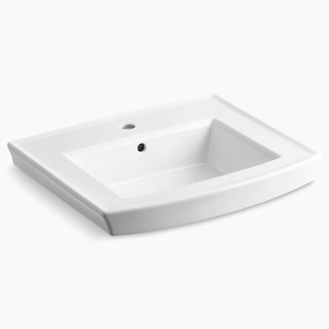 K2358-1-0 Archer Pedestal Basin Part - White K2358-1-0 Archer Pedestal Basin Part - White