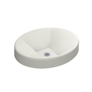 K2390-0 Inscribe Vessel Style Bathroom Sink - White K2390-0 Inscribe Vessel Style Bathroom Sink - White