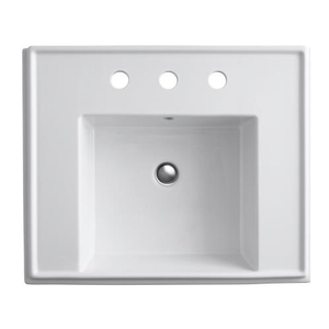 K2757-4-0 Tresham Pedestal Basin Part - White K2757-4-0 Tresham Pedestal Basin Part - White