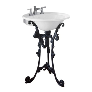 K2823-P5 Iron Works Historic Pedestal Base Part - Iron Black K2823-P5 Iron Works Historic Pedestal Base Part - Iron Black
