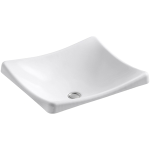 K2833-0 DemiLav Vessel Style Bathroom Sink - White K2833-0 DemiLav Vessel Style Bathroom Sink - White