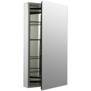 K2939-PG-SAA Catalan Swing Door Medicine Cabinet - Satin Anodized Aluminum K2939-PG-SAA Catalan Swing Door Medicine Cabinet - Satin Anodized Aluminum