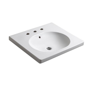 K2957-8-0 Persuade Vanity Top Bathroom Vanity - White K2957-8-0 Persuade Vanity Top Bathroom Vanity - White