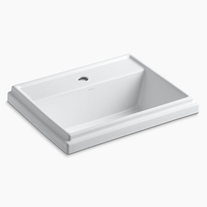 K2991-1-0 Tresham Self Rimming Bathroom Sink - White K2991-1-0 Tresham Self Rimming Bathroom Sink - White