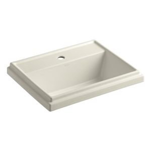 K2991-1-47 Tresham Self Rimming Bathroom Sink - Almond K2991-1-47 Tresham Self Rimming Bathroom Sink - Almond