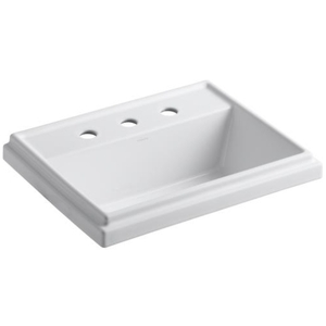 K2991-4-0 Tresham Self Rimming Bathroom Sink - White K2991-4-0 Tresham Self Rimming Bathroom Sink - White