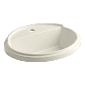 K2992-1-47 Tresham Self Rimming Bathroom Sink - Almond K2992-1-47 Tresham Self Rimming Bathroom Sink - Almond