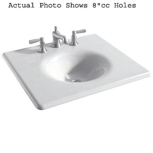 K3048-4-0 Iron/Impressions Vanity Top Bathroom Vanity - White K3048-4-0 Iron/Impressions Vanity Top Bathroom Vanity - White
