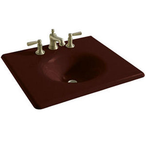 K3048-8-RR Iron/Impressions Vanity Top Bathroom Vanity - Ember K3048-8-RR Iron/Impressions Vanity Top Bathroom Vanity - Ember