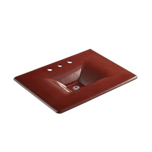 K3049-8-RR Iron/Impressions Vanity Top Bathroom Vanity - Ember K3049-8-RR Iron/Impressions Vanity Top Bathroom Vanity - Ember