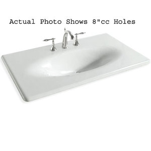 K3051-8-0 Iron/Impressions Vanity Top Bathroom Vanity - White K3051-8-0 Iron/Impressions Vanity Top Bathroom Vanity - White
