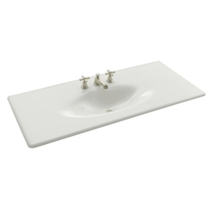 K3053-4-0 Iron/Impressions Vanity Top Bathroom Vanity - White K3053-4-0 Iron/Impressions Vanity Top Bathroom Vanity - White