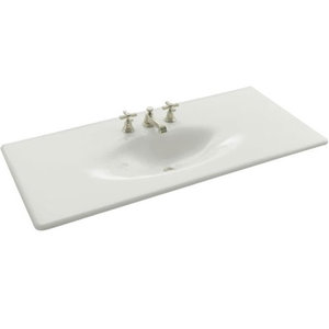 K3053-8-0 Iron/Impressions Vanity Top Bathroom Vanity - White K3053-8-0 Iron/Impressions Vanity Top Bathroom Vanity - White