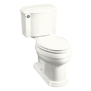 K3837-0 Devonshire Two Piece Toilet - White K3837-0 Devonshire Two Piece Toilet - White
