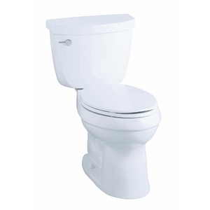 K3609-TR-0 Cimarron Two Piece Toilet - White K3609-TR-0 Cimarron Two Piece Toilet - White
