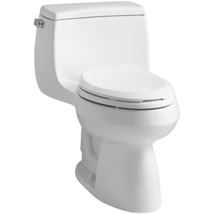 K3615-0 Gabrielle One Piece Toilet - White K3615-0 Gabrielle One Piece Toilet - White