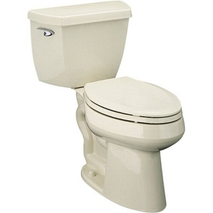 K3658-RA-47 Highline Two Piece Toilet - Almond K3658-RA-47 Highline Two Piece Toilet - Almond