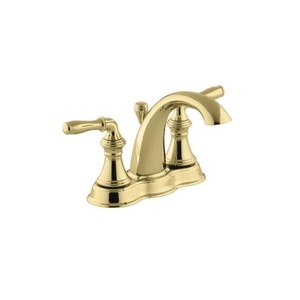 K393-N4-PB Devonshire 4'' Centerset Bathroom Faucet - Vibrant Polished Brass K393-N4-PB Devonshire 4'' Centerset Bathroom Faucet - Vibrant Polished Brass