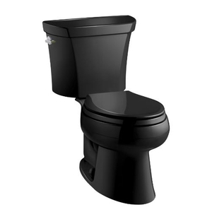 K3988-7 Wellworth Two Piece Toilet - Black K3988-7 Wellworth Two Piece Toilet - Black