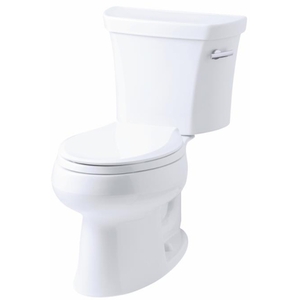 K3998-RZ-0 Wellworth Two Piece Toilet - White K3998-RZ-0 Wellworth Two Piece Toilet - White