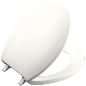 K4643-CP-0 Bancroft Toilet Seat Bathroom Accessory - White K4643-CP-0 Bancroft Toilet Seat Bathroom Accessory - White