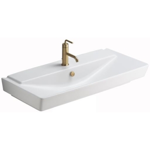 K5026-8-HW1 Reve Console Bathroom Sink - Honed White K5026-8-HW1 Reve Console Bathroom Sink - Honed White