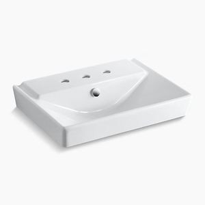 K5027-8-0 Reve Wall Hung Bathroom Sink - White K5027-8-0 Reve Wall Hung Bathroom Sink - White