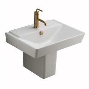 K5150-1-HW1 Reve Wall Hung Bathroom Sink - Honed White K5150-1-HW1 Reve Wall Hung Bathroom Sink - Honed White
