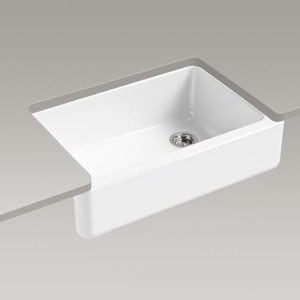 K5827-0 Whitehaven Apron Front / Specialty Sink Kitchen Sink - White K5827-0 Whitehaven Apron Front / Specialty Sink Kitchen Sink - White