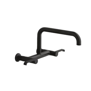 K61274-BL Torq Wall Mount Kitchen Faucet - Matte Black K61274-BL Torq Wall Mount Kitchen Faucet - Matte Black