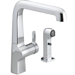 K6334-CP Evoke Single Handle Kitchen Faucet - Polished Chrome K6334-CP Evoke Single Handle Kitchen Faucet - Polished Chrome
