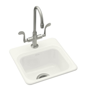 K6579-1-0 Northland Self-Rimming Cast Iron Bar Sink - White K6579-1-0 Northland Self-Rimming Cast Iron Bar Sink - White