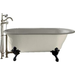 K710-A-K4 Iron Works 66" Soaking Tub - Cashmere K710-A-K4 Iron Works 66" Soaking Tub - Cashmere