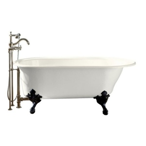 K710-W-96 Iron Works Historic 66" Soaking Tub - Biscuit K710-W-96 Iron Works Historic 66" Soaking Tub - Biscuit