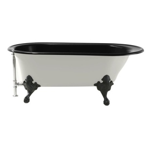 K710-W-7 Iron Works Historic 66" Soaking Tub - Black K710-W-7 Iron Works Historic 66" Soaking Tub - Black