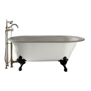 K710-W-K4 Iron Works Historic 66" Soaking Tub - Cashmere K710-W-K4 Iron Works Historic 66" Soaking Tub - Cashmere