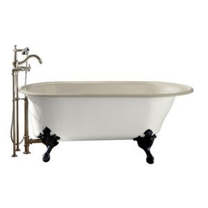 K710-W-55 Iron Works Historic 66" Soaking Tub - Innocent Blush K710-W-55 Iron Works Historic 66" Soaking Tub - Innocent Blush