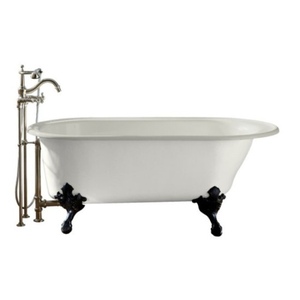 K710-W-95 Iron Works Historic 66" Soaking Tub - Ice Grey K710-W-95 Iron Works Historic 66" Soaking Tub - Ice Grey
