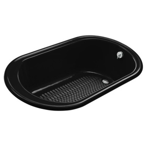 K711-7 Iron Works 66" Soaking Tub - Black K711-7 Iron Works 66" Soaking Tub - Black